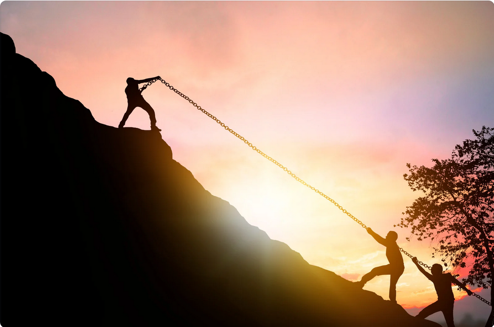 community teamwork communication understanding weallunite skills capabilities abilities power helping each other support training level up upgrade get better improve